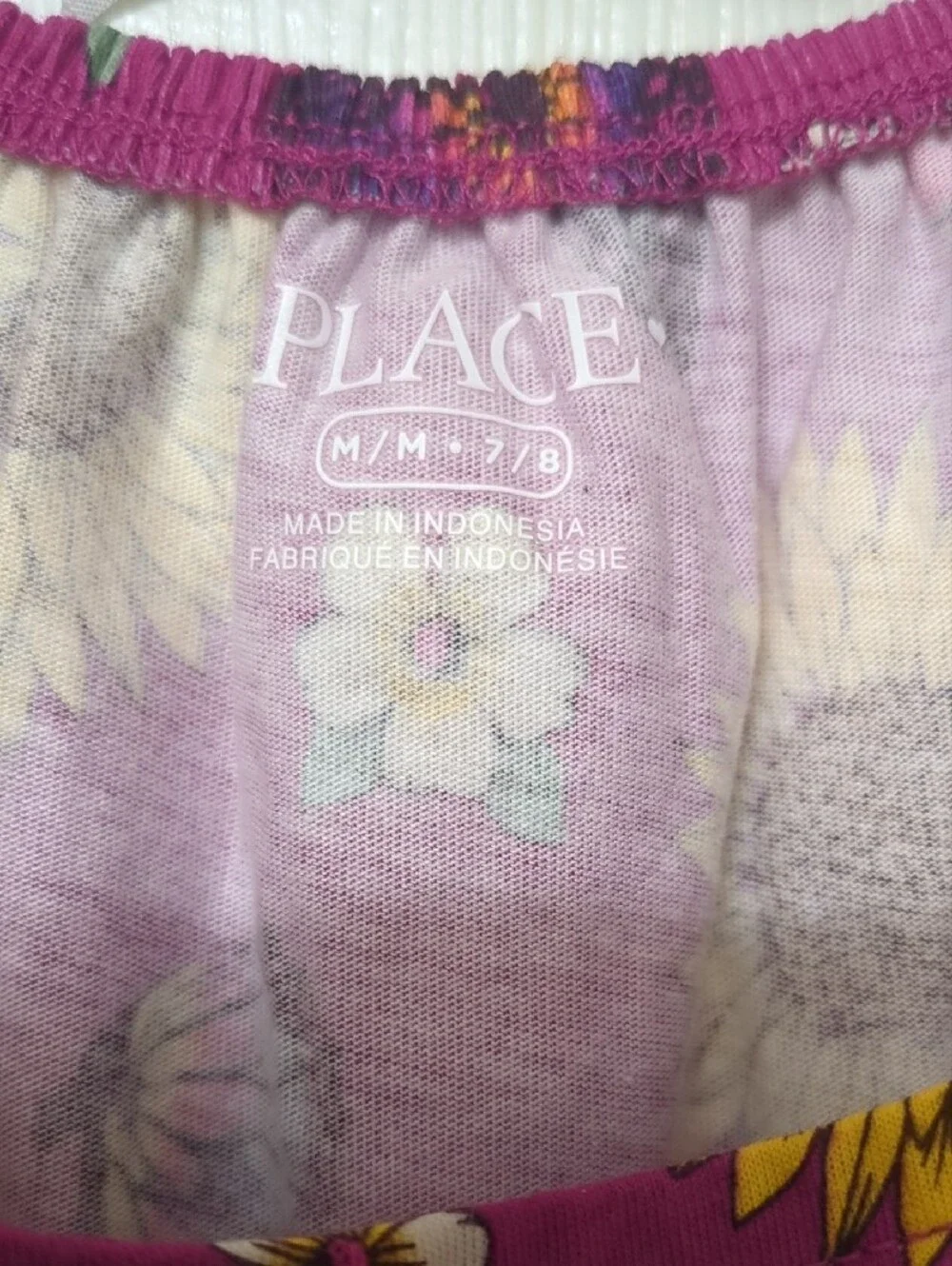 The Children's Place Magenta Sunflower & Butterfly Tiered Knit Dress